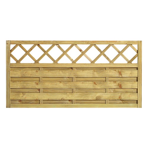 Skärm Original Ella  tryckimp gran 179x89 cm FSC (B) Grönimpregnerad