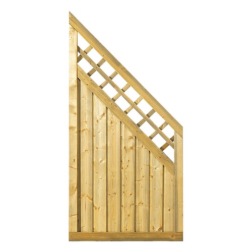 Skärm Classic Pion  tryckimp gran 89x179x89 cm FSC (B) Grönimpregnerad