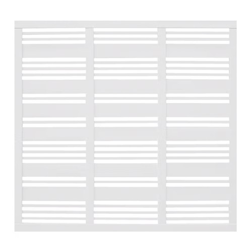 Skärm Modern 180x170 cm vit RAL9010 (Vit)