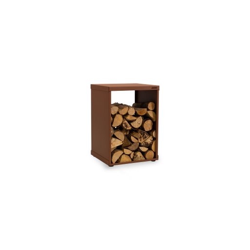 Elda vedförvaring liten Corten 400x360x550mm Elda vedförvaring liten Corten 400x360x550mm