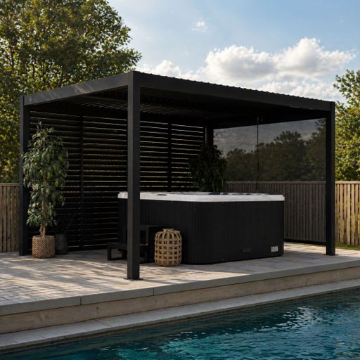 Pergola Tylösand 3x4m Lamelltak