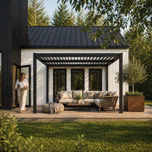 Pergola Tylösand 3x4m Lamelltak