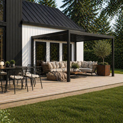 Pergola Tylösand 3x4m Lamelltak