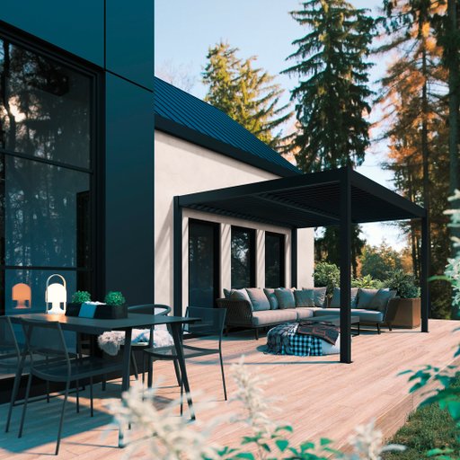 Pergola Tylösand 3x4m Lamelltak Pergola Tylösand 3x4m Lamelltak