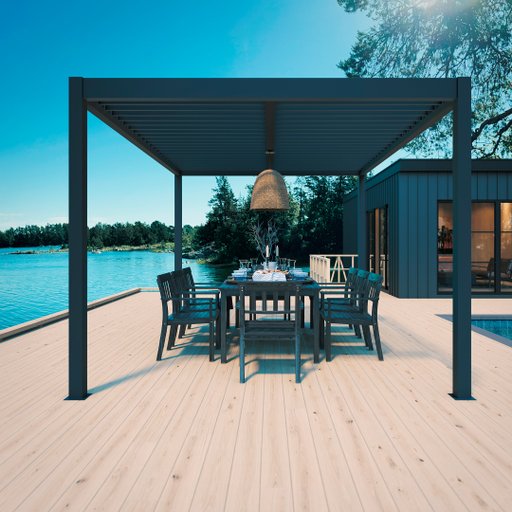 Pergola Tylösand 3x4m Lamelltak Pergola Tylösand 3x4m Lamelltak