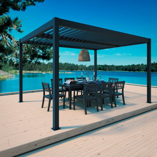 Pergola Tylösand 3x4m Lamelltak Pergola Tylösand 3x4m Lamelltak