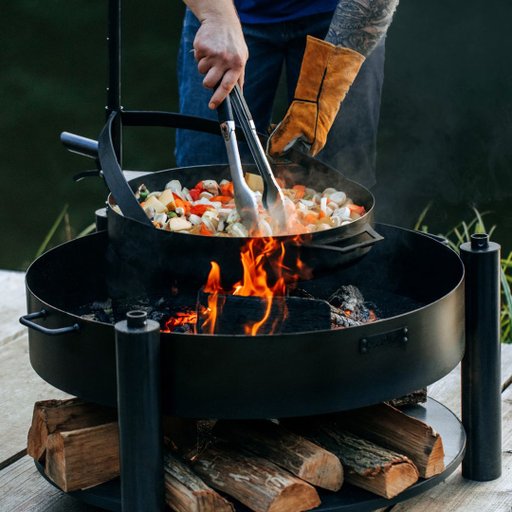 Eldfat CookKingByJABO MontanaX Ø60cm med 50cm m. Grillgaller Eldfat CookKingByJABO MontanaX Ø60cm med 50cm m. Grillgaller