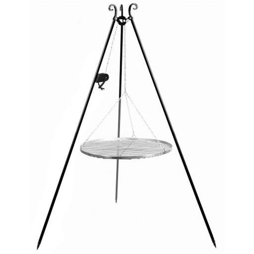 Tripod CookKingByJABO Kedja med Galler Ø70cm Rostfri