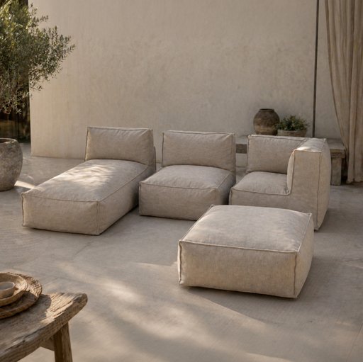 Visby Soffa Hörn Olefin 95x95x80cm