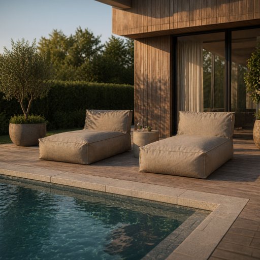 Visby Loungesoffa Olefin 95x175x80cm