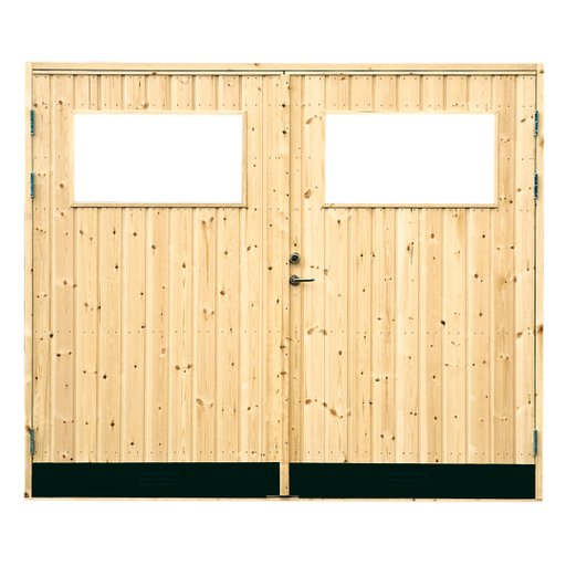 Garageport 10° rak panel glas 25x21 inkl 2st dörrspärrar Garageport 10° rak panel glas 25x21 inkl 2st dörrspärrar