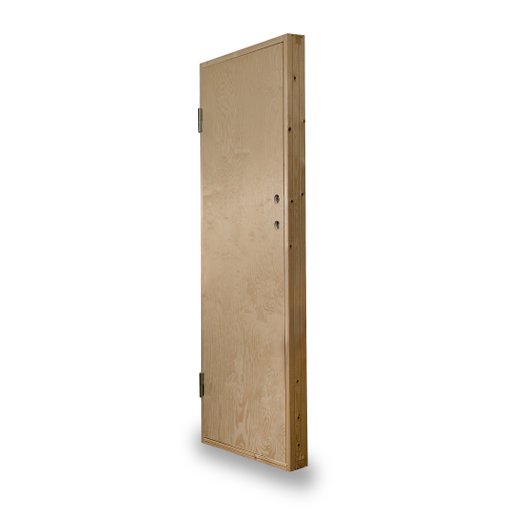 Kallförr. Byggdörr Ljusdal 10x21 Obeh. Slät Ply. Hö