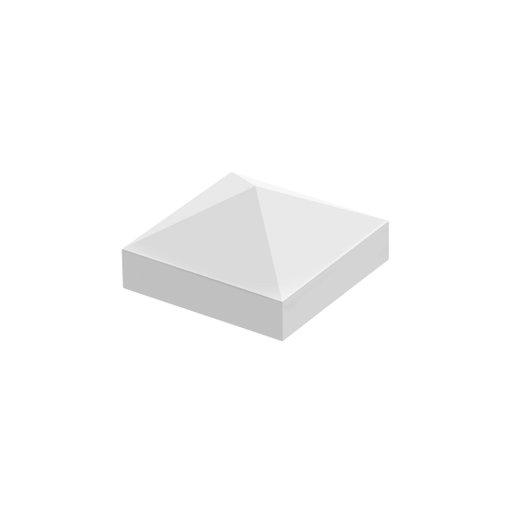 Arnö Pyramidlock grundmålad 125x125 mm