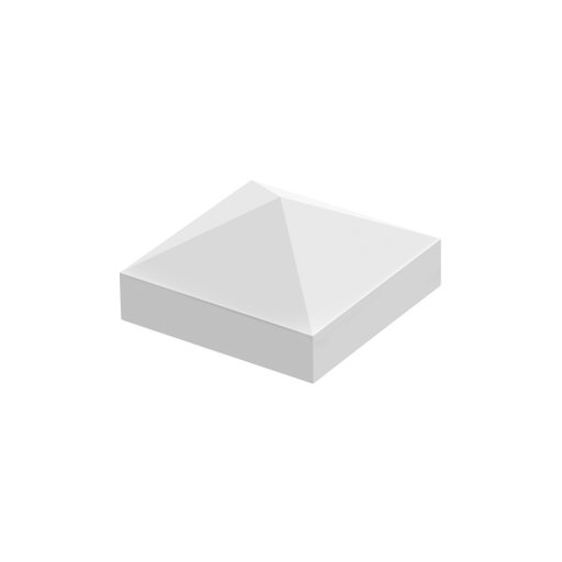 Arnö Pyramidlock grundmålad 175x175 mm