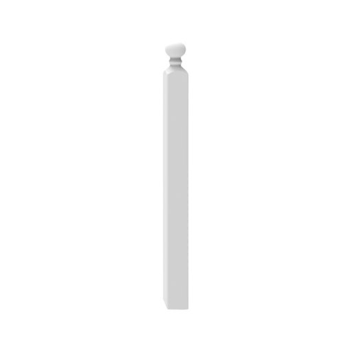Arnö Stolpe med knopp grundmålad 105x1290 mm