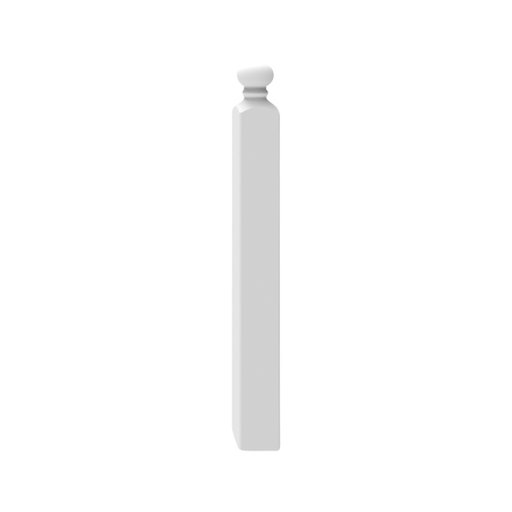 Arnö Stolpe med knopp grundmålad 135x1290 mm