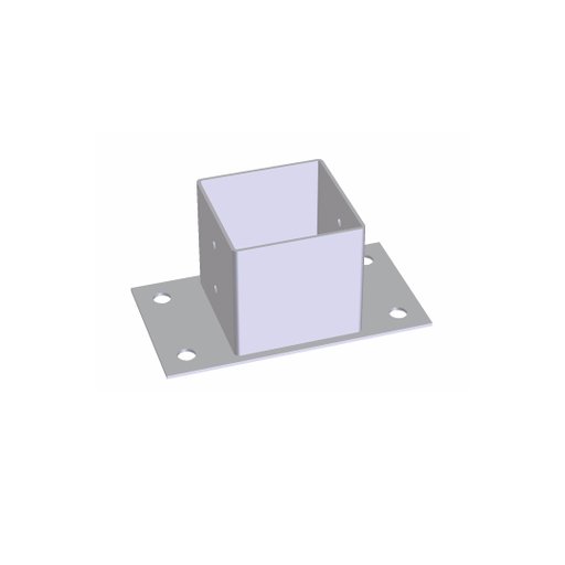 Stolpsko 96x96x150mm