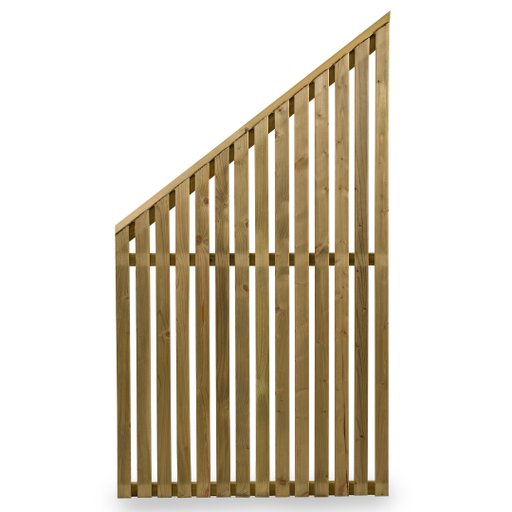 Skärm Vertikal 3 Tryckimp Gran Vänster 81,5x159/89cm FSC (B)