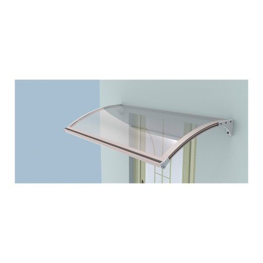 Entrétak LED silver/klar poly.glas 1500x1000 mm Entrétak LED silver/klar poly.glas 1500x1000 mm