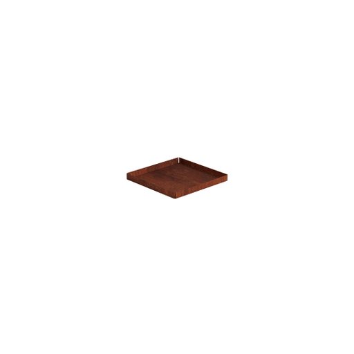 Odla Botten för Blomkruka 25x25x30cm T=1,5mm, Corten