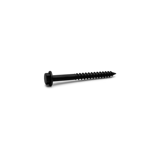 Monteringsskruv 4-pack Fransk Svart C4 8x75mm