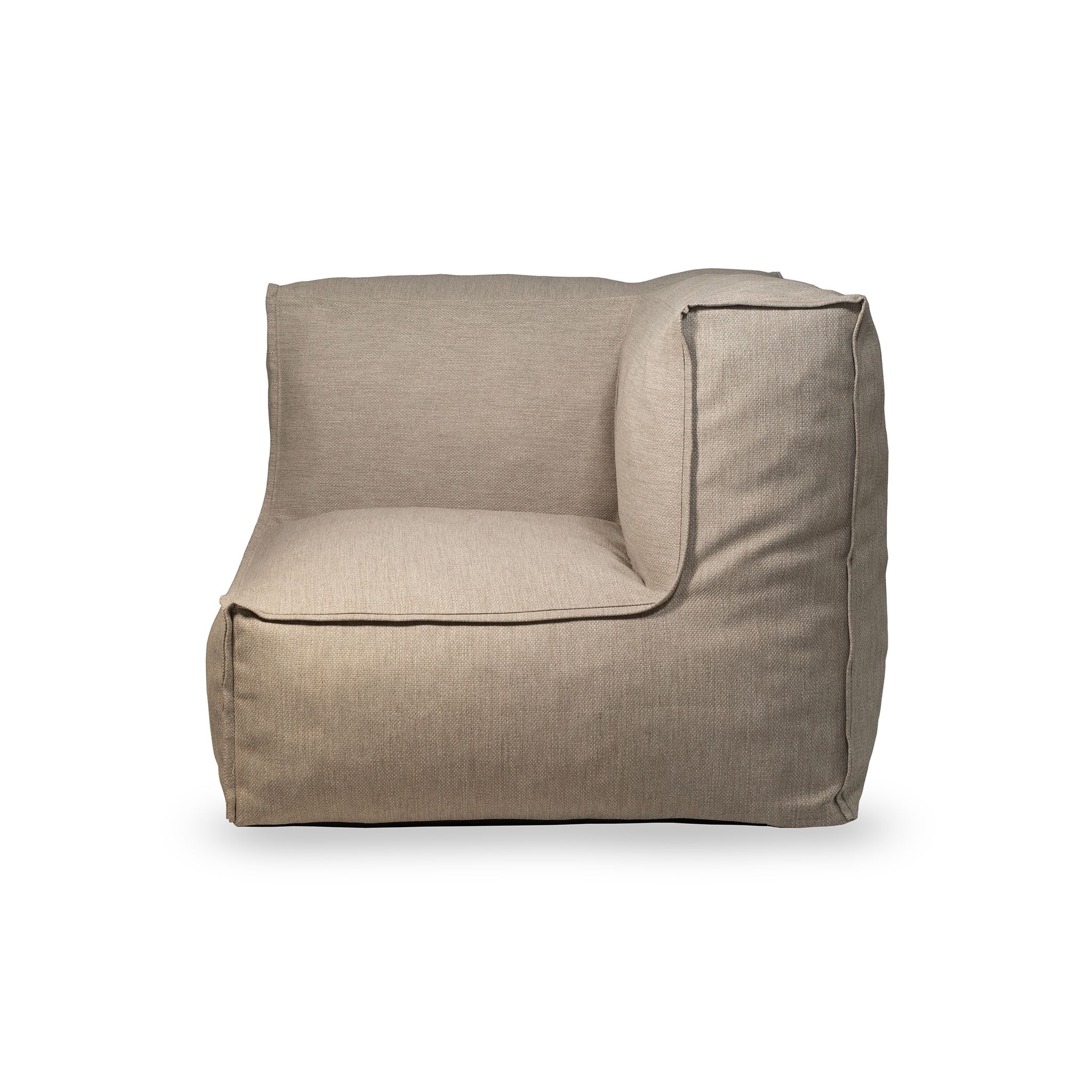 Visby Soffa Hörn Olefin 95x95x80cm Gråbeige