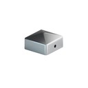 Stolplock rostfritt 46x46 H=26,7mm Silver/Grå