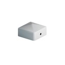 Stolplock Pyramid 46x46mm Vit