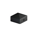 Stolplock Pyramid 46x46mm Svart