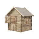 Lekstuga Belle 1,4 Tryckimp 120x120x160 cm FSC (A) Grönimpregnerad