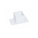 Stolpsko 96x96x70mm Vit