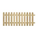 Staket 115 Original tryckimp gran 200x78 cm FSC (B) Grönimpregnerad