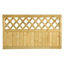 Skärm Classic Kaprifol tryckim gran  179x89 cm FSC (B) Grönimpregnerad