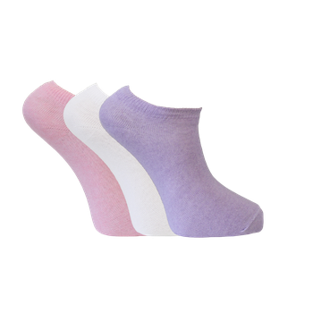 Strumpor capital sneakers 3-pack Rosa