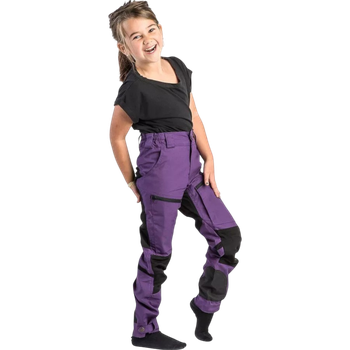 Freizeithose Dunkellila Kinder