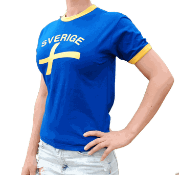 Sverige T-shirt Vuxen Unisex