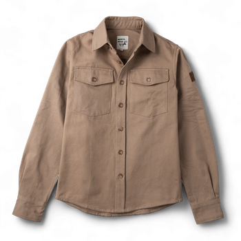 Canvas Worker Shirt – North Edge Ljusbrun
