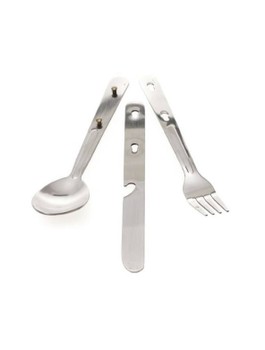 Besteckset aus Metall 3-teilig