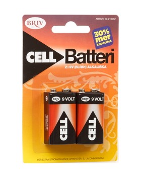 Battery 9V 6LR61 2-pack