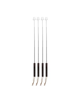 Grillpinnar teleskopskaft, 4-Pack
