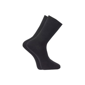 C-Sole Tennis Sock with Terry Sole – 2-Pack Black