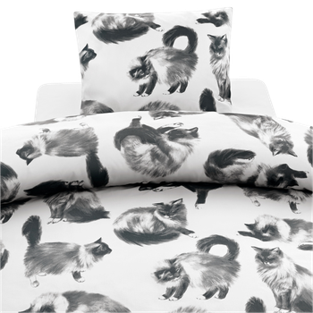 Bettwäsche-Set 2-teilig, Julis – Grau