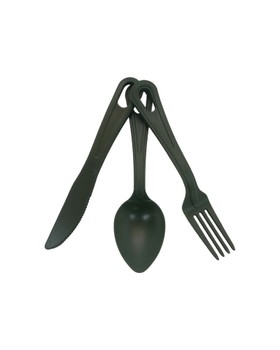 Bestickset Friluftsliv Grön