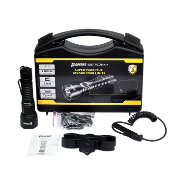 Nachsuchlampe EST Plus Kit, 2100 Lumen