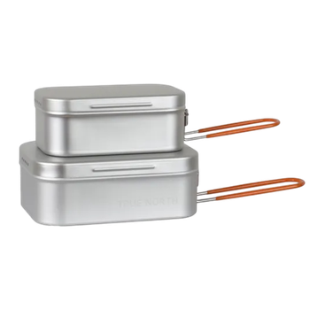 Lunchbox-Set – 2-teilig Lunchbox-Set – 2-teilig Silber