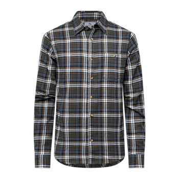 Gebürstetes Flanellhemd – Mount Zero Grün kariert