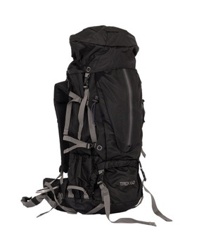 Wanderrucksack 70L, schwarz