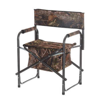 Folding Hunting Chair with Armrests and Storage