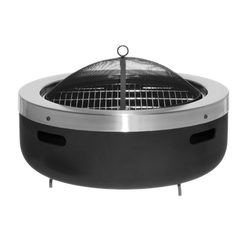 Outdoor Fire Pit with Grill Grate