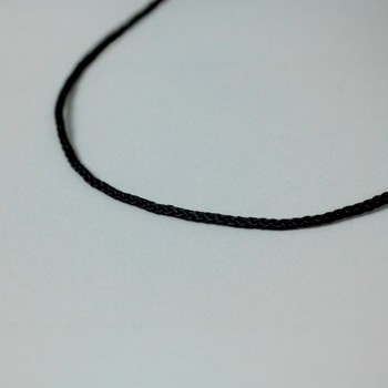 Krebsleine 3 mm, sinkend – Schwarz